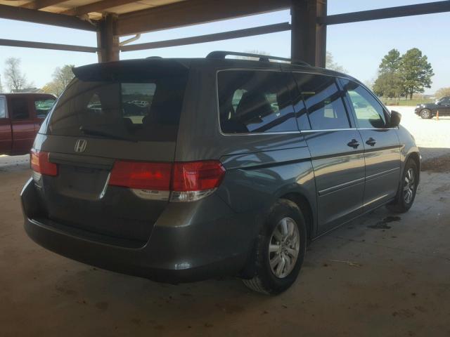 5FNRL38678B110789 - 2008 HONDA ODYSSEY EX GRAY photo 4