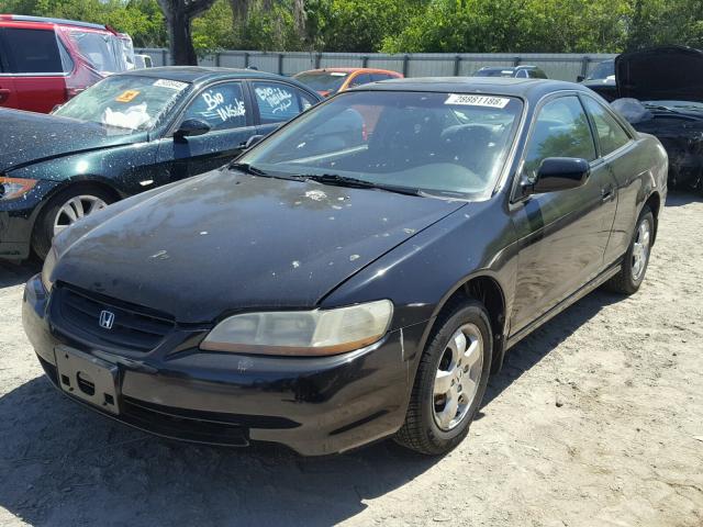 1HGCG32761A002109 - 2001 HONDA ACCORD EX BLACK photo 2