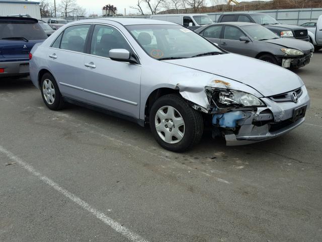 1HGCM56445A017105 - 2005 HONDA ACCORD LX SILVER photo 1