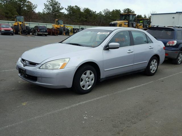 1HGCM56445A017105 - 2005 HONDA ACCORD LX SILVER photo 2