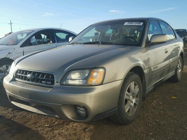 4S3BE896X47208643 - 2004 SUBARU LEGACY OUT TAN photo 2