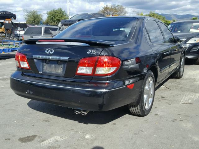 JNKDA31A02T016500 - 2002 INFINITI I35 BLACK photo 4