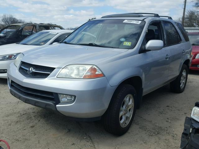 2HNYD18661H536092 - 2001 ACURA MDX TOURIN SILVER photo 2