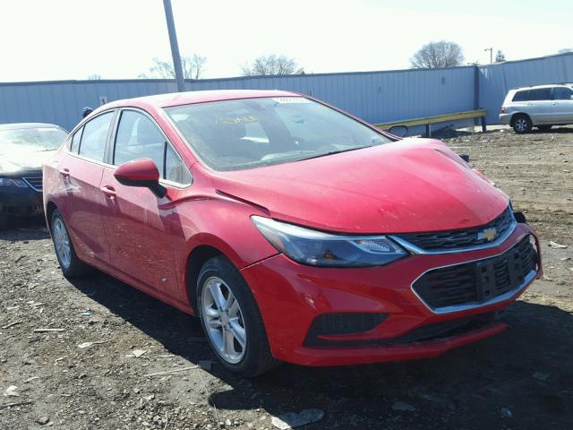 1G1BE5SM8H7213135 - 2017 CHEVROLET CRUZE LT RED photo 1