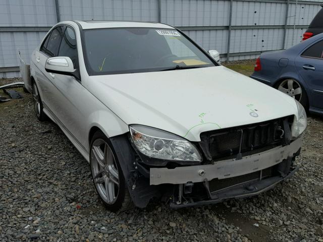 WDDGF56X38F189661 - 2008 MERCEDES-BENZ C 350 WHITE photo 1