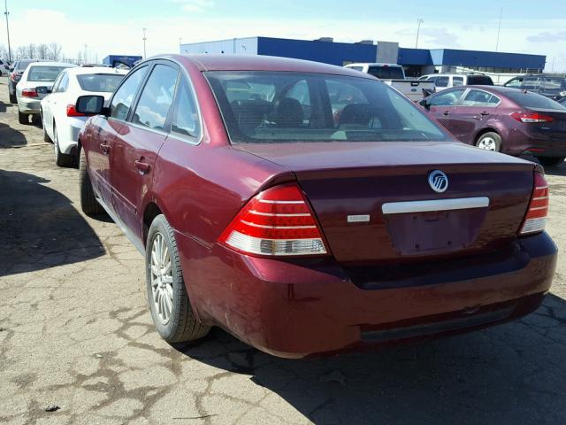 1MEFM42176G611105 - 2006 MERCURY MONTEGO PR RED photo 3