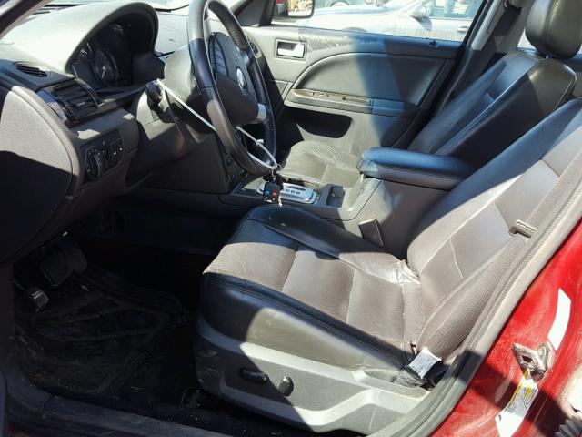 1MEFM42176G611105 - 2006 MERCURY MONTEGO PR 红色 照片 5