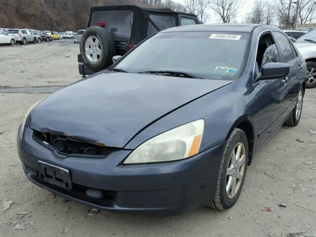 1HGCM66504A064645 - 2004 HONDA ACCORD EX GRAY photo 2