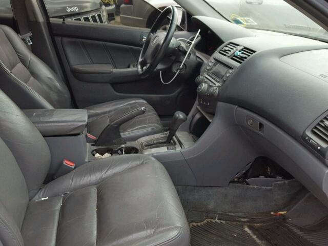 1HGCM66504A064645 - 2004 HONDA ACCORD EX GRAY photo 5