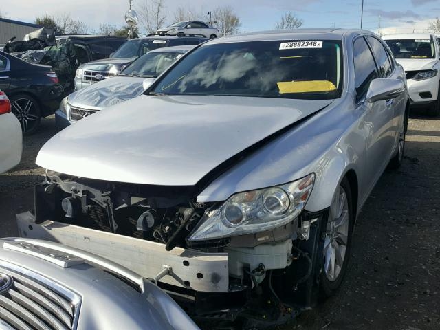 JTHCL5EF0A5006317 - 2010 LEXUS LS 460 SILVER photo 2