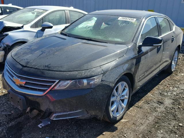 2G1105S3XH9104644 - 2017 CHEVROLET IMPALA LT BLACK photo 2