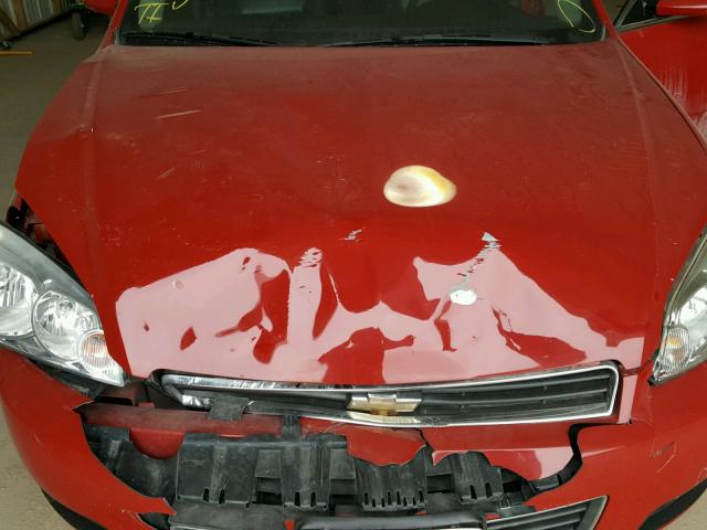 2G1WC58R479385282 - 2007 CHEVROLET IMPALA LT RED photo 7