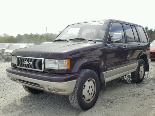 JACDH58W6P7900353 - 1993 ISUZU TROOPER LS MAROON photo 2