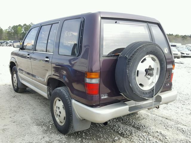 JACDH58W6P7900353 - 1993 ISUZU TROOPER LS MAROON photo 3