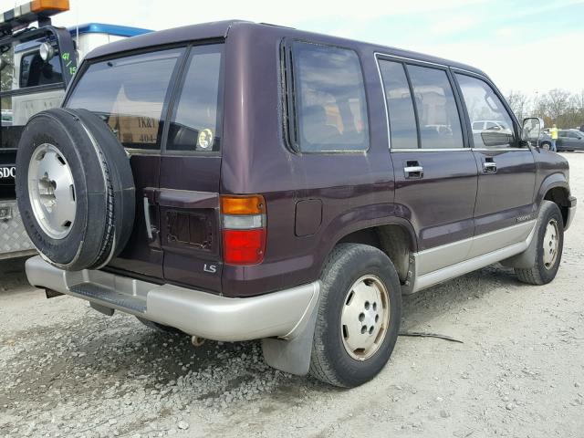 JACDH58W6P7900353 - 1993 ISUZU TROOPER LS MAROON photo 4