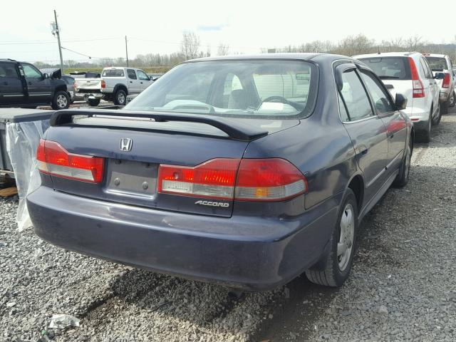 1HGCF86692A154243 - 2002 HONDA ACCORD VAL BLUE photo 4