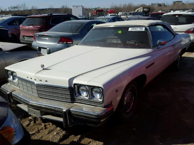 4P67J5X149238 - 1975 BUICK LE SABRE WHITE photo 2