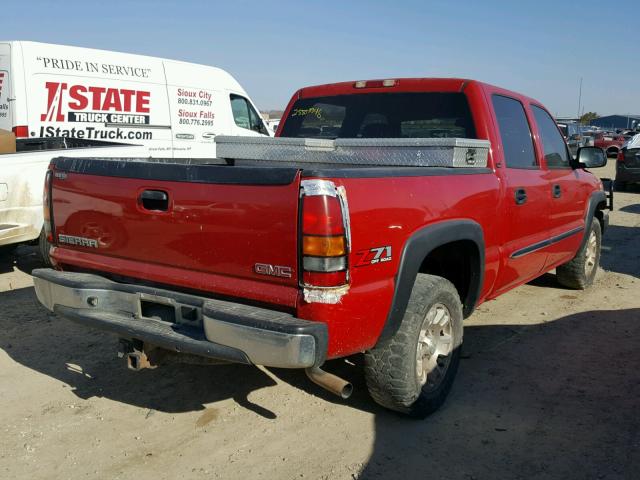 2GTEK13T761131791 - 2006 GMC NEW SIERRA RED photo 4