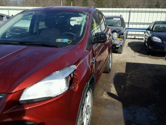 1FMCU9GX4EUB57714 - 2014 FORD ESCAPE SE RED photo 9