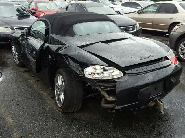 WP0CA29863U621822 - 2003 PORSCHE BOXSTER BLACK photo 3