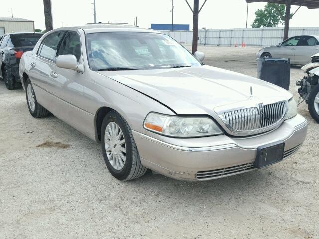 1LNHM82W43Y603381 - 2003 LINCOLN TOWN CAR TAN photo 1