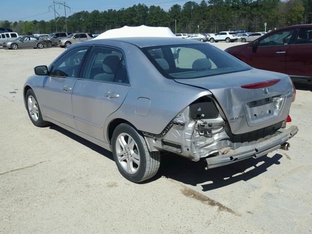 1HGCM56347A117960 - 2007 HONDA ACCORD SE SILVER photo 3