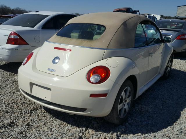 3VWRF31Y46M307184 - 2006 VOLKSWAGEN NEW BEETLE CREAM photo 4