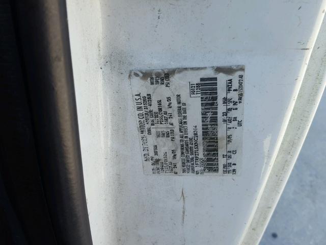 1FTRF27L5XNC28364 - 1999 FORD F250 WHITE photo 10