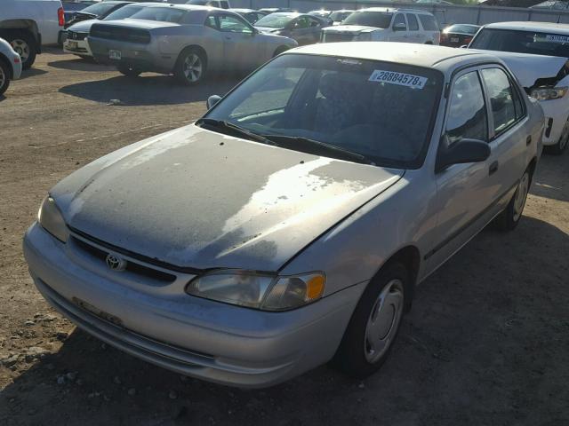 1NXBR12E1YZ384951 - 2000 TOYOTA COROLLA VE SILVER photo 2