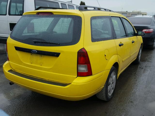 1FAFP36N26W183200 - 2006 FORD FOCUS ZXW YELLOW photo 4