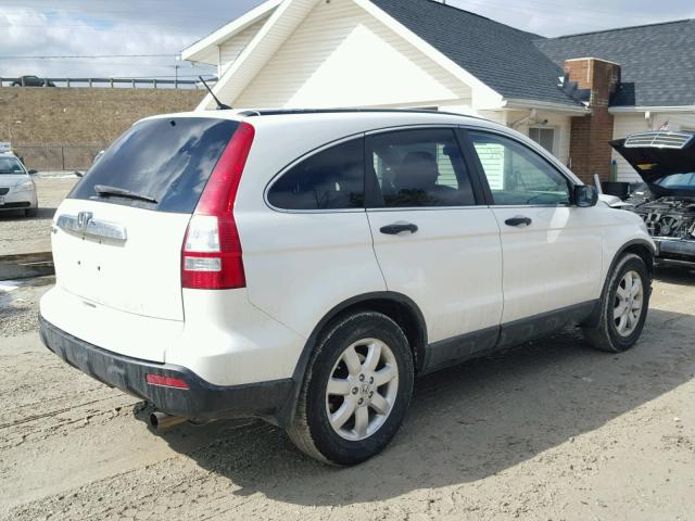 5J6RE48508L043161 - 2008 HONDA CR-V EX WHITE photo 4