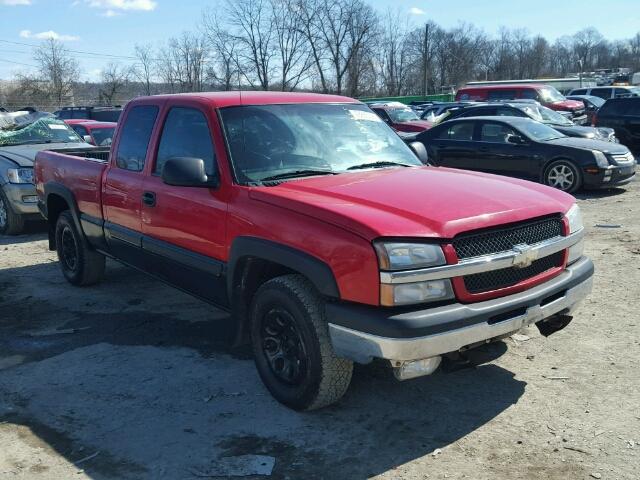 1GCEK19Z65Z357757 - 2005 CHEVROLET SILVERADO RED photo 1