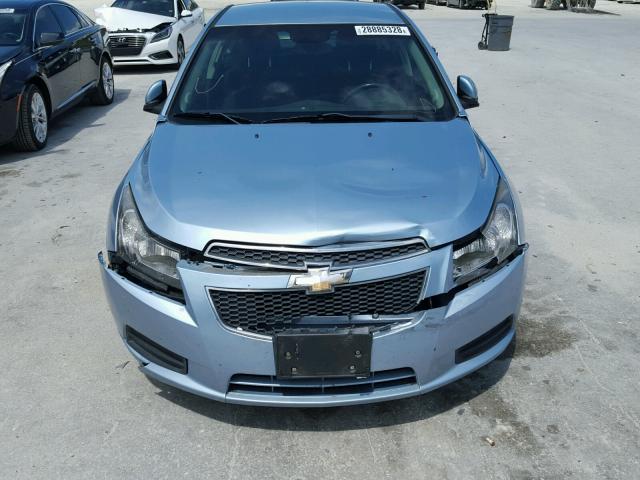 1G1PJ5S95B7277542 - 2011 CHEVROLET CRUZE ECO BLUE photo 9