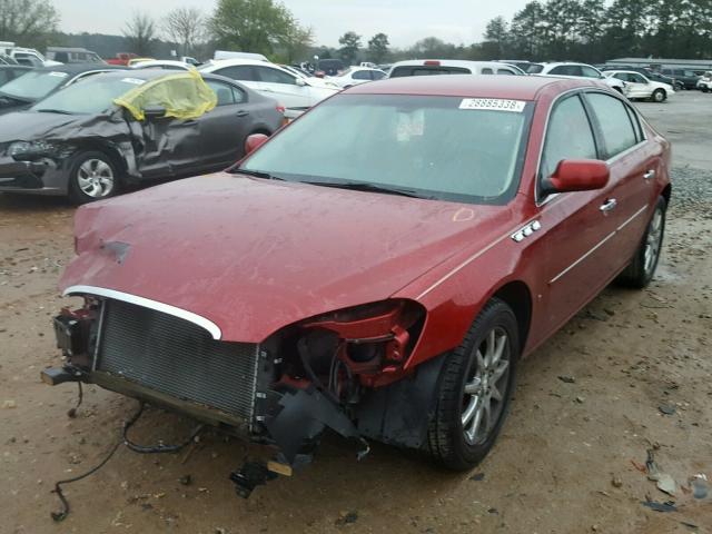 1G4HD57248U111985 - 2008 BUICK LUCERNE CX RED photo 2