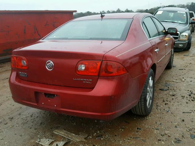 1G4HD57248U111985 - 2008 BUICK LUCERNE CX RED photo 4