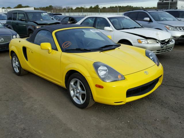 JTDFR320120051329 - 2002 TOYOTA MR2 SPYDER YELLOW photo 1