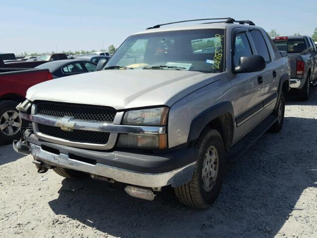 3GNEC12T84G220604 - 2004 CHEVROLET AVALANCHE SILVER photo 2