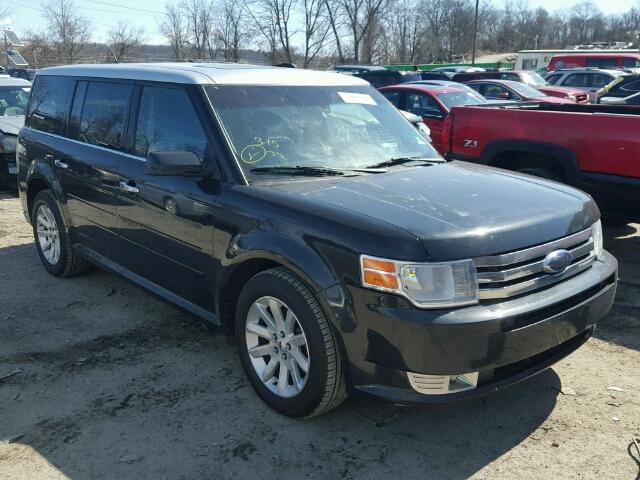 2FMHK6CC1ABA99557 - 2010 FORD FLEX SEL BLACK photo 1