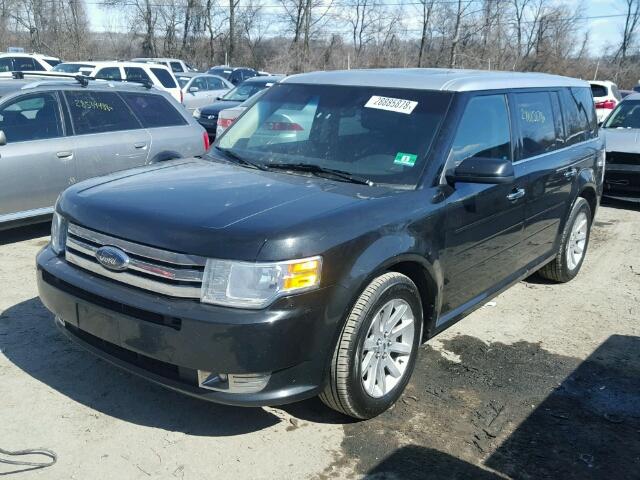 2FMHK6CC1ABA99557 - 2010 FORD FLEX SEL შავი ფოტო 2