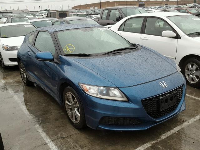 JHMZF1D46DS000103 - 2013 HONDA CR-Z BLUE photo 1