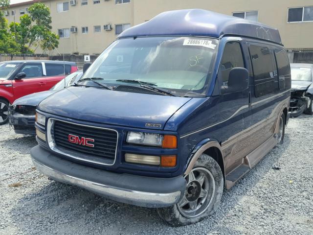 1GDFG15R1Y1159999 - 2000 GMC SAVANA RV BLUE photo 2