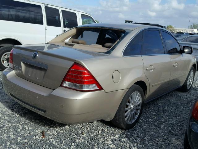1MEHM42166G608141 - 2006 MERCURY MONTEGO PR 棕色 照片 4