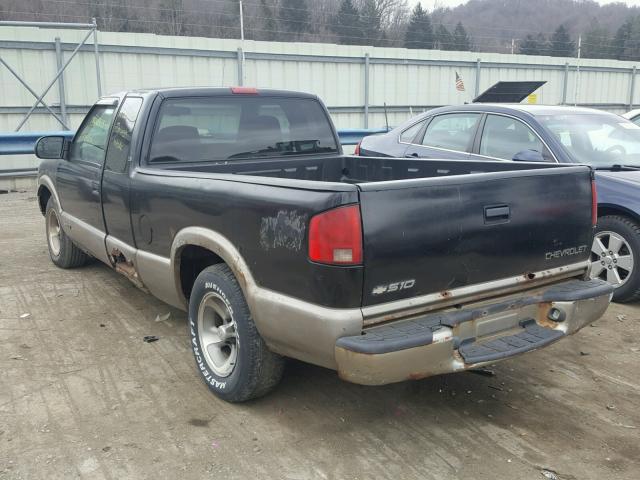 1GCCS19WXY8251898 - 2000 CHEVROLET S TRUCK S1 BLACK photo 3