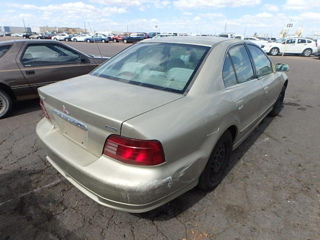 4A3AA46G11E156742 - 2001 MITSUBISHI GALANT ES GOLD photo 4