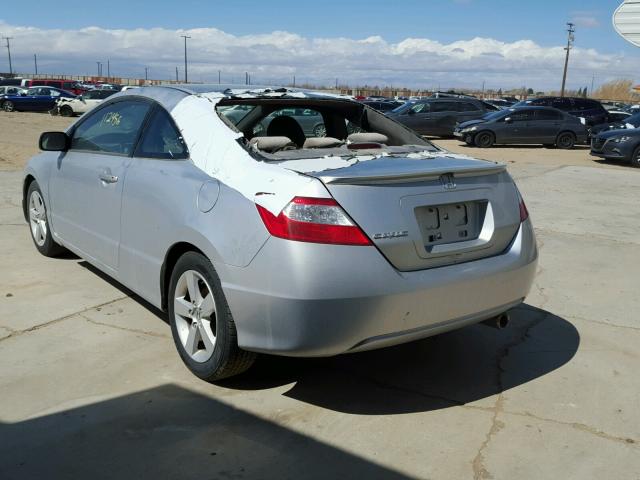2HGFG12877H523957 - 2007 HONDA CIVIC EX ვერცხლისფერი ფოტო 3