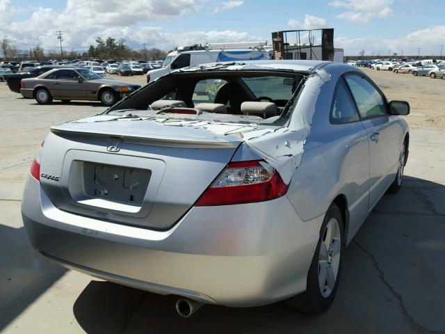 2HGFG12877H523957 - 2007 HONDA CIVIC EX ვერცხლისფერი ფოტო 4