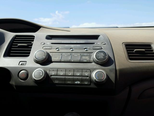 2HGFG12877H523957 - 2007 HONDA CIVIC EX ვერცხლისფერი ფოტო 9