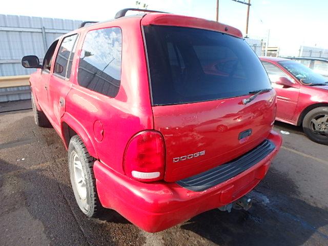 1B4HS28Z7YF114837 - 2000 DODGE DURANGO RED photo 3