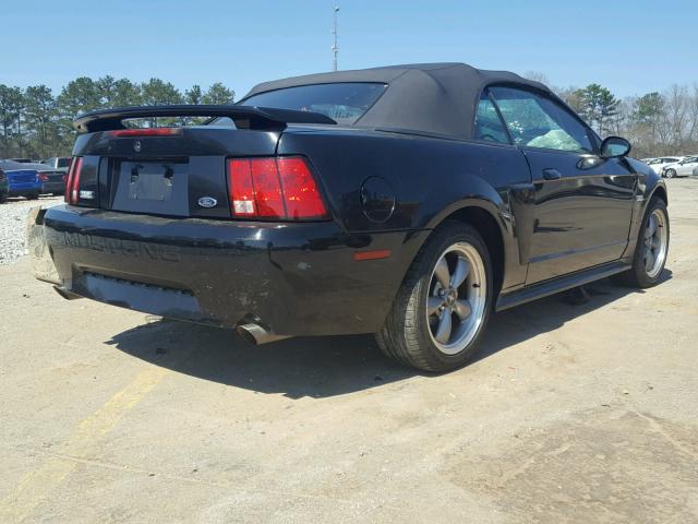 1FAFP45X63F413213 - 2003 FORD MUSTANG GT BLACK photo 4