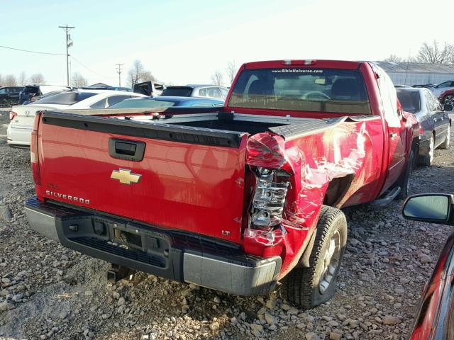 1GCEK14J48Z250664 - 2008 CHEVROLET SILVERADO RED photo 4